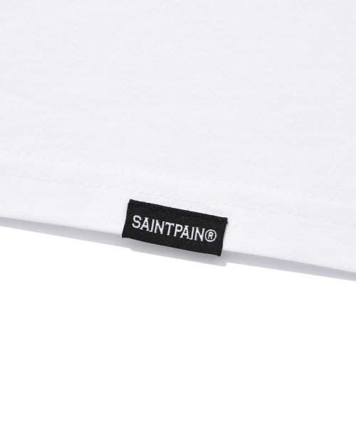 SAINTPAIN(セイントペイン)の「SPセイントクラブ VネックTシャツ-ホワイト(Tシャツ/カットソー・レディース・その他・LARGE/MEDIUM/X-LARGE/SMALL)」の5枚目の写真