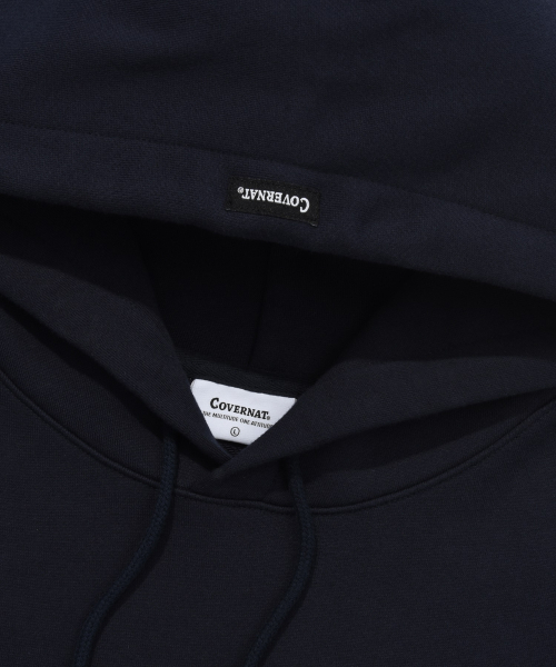 COVERNAT(カバーナット)の「フロー ロゴ フードパーカー ネイビー(パーカー・レディース・その他・MEDIUM/SMALL/X-SMALL/LARGE/X-LARGE)」の3枚目の写真