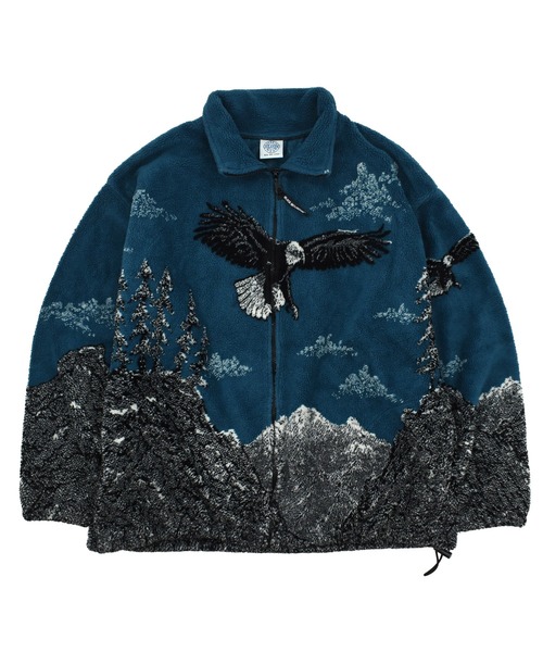 【USED】90’s CW classics アニマル柄 フリースジャケット