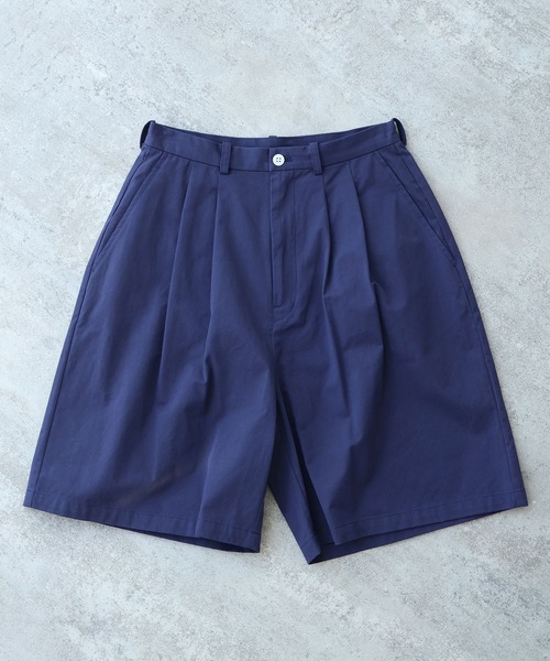bulle de savon(ビュルデサボン)の「△高密度ツイル サンドウォッシュ ショートパンツ(その他パンツ・レディース・ベージュ/ネイビー/ダークブラウン・FREE)」の3枚目の写真