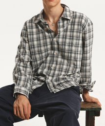 GARDEN EXPRESS（ガーデンエクスプレス）の「Check Comfort Shirt (ivory mix)（シャツ/ブラウス）」