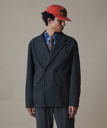PENFIELD（ペンフィールド）の「フェイデッドコットンヘリンボーンダブルブレストジャケットチャコール_FR1WJ35U（その他アウター）」