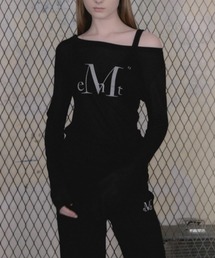 A'GEM/9 × .kom 『MUCENT/ムセント』 MAIN SYMBOL SEE THROUGH T/メインシンボル シースルー 長袖Tシャツ