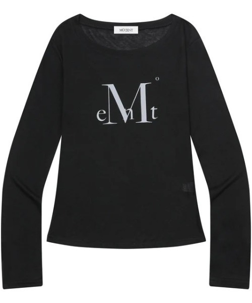 MUCENT（ムセント）の「A'GEM/9 × .kom 『MUCENT/ムセント』 MAIN SYMBOL SEE THROUGH T/メインシンボル シースルー 長袖Ｔシャツ（Tシャツ/カットソー・レディース・ブラック/ホワイト・FREE）」の11枚目の写真