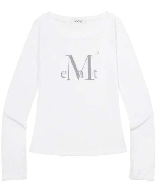 MUCENT（ムセント）の「A'GEM/9 × .kom 『MUCENT/ムセント』 MAIN SYMBOL SEE THROUGH T/メインシンボル シースルー 長袖Ｔシャツ（Tシャツ/カットソー・レディース・ブラック/ホワイト・FREE）」の14枚目の写真
