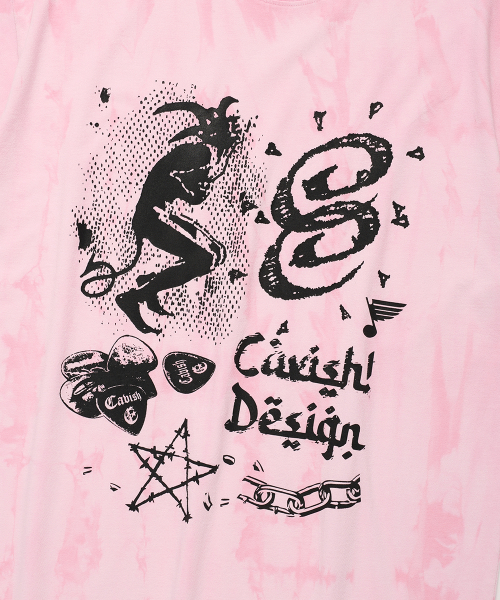 Cavish(カビシ)の「OVERDYED ROAR SS TEE PINK(CV2EMUT504A)(Tシャツ/カットソー・レディース・ピンク・LARGE/MEDIUM/X-LARGE/SMALL)」の4枚目の写真