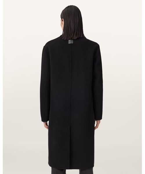 ALLSAINTS（オールセインツ）の「BRAX RELAXED FIT WOOL COAT | BRAX リラックス フィット ウール コート（チェスターコート・メンズ・ブラック・34/36/38）」の5枚目の写真