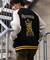 POWER TO THE PEOPLE | 【POWER TO THE PEOPLE/パワートゥーザピープル】Tiger Knit Souvenir Jacket/タイガーニット スーベニア ジャケット(ブルゾン)