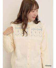 Samansa Mos2 | 【Disney】アナと雪の女王/レース切替カーディガン(カーディガン/ボレロ)