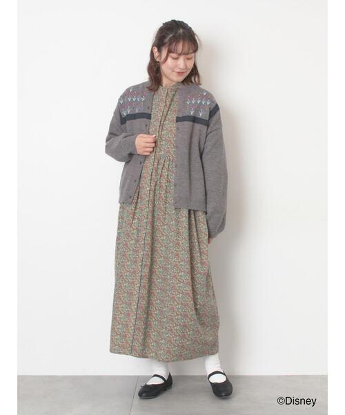 Samansa Mos2（サマンサ モスモス）の「【Disney】アナと雪の女王/レース切替カーディガン（カーディガン/ボレロ・レディース・キナリ/チャコールグレー・F）」の17枚目の写真