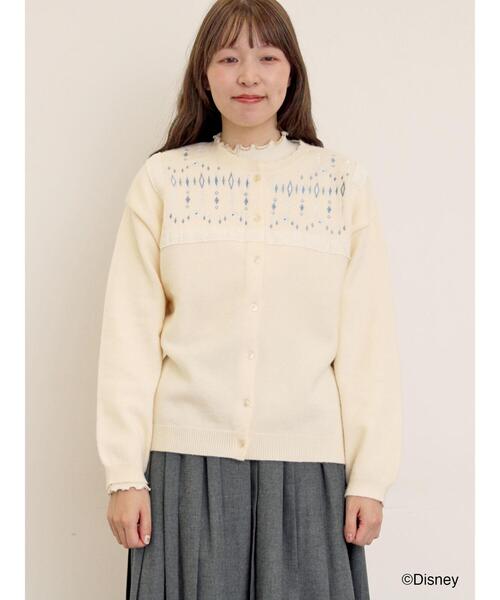 Samansa Mos2（サマンサ モスモス）の「【Disney】アナと雪の女王/レース切替カーディガン（カーディガン/ボレロ・レディース・キナリ/チャコールグレー・F）」の19枚目の写真