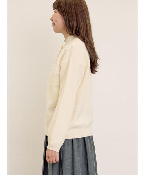 Samansa Mos2（サマンサ モスモス）の「【Disney】アナと雪の女王/レース切替カーディガン（カーディガン/ボレロ・レディース・キナリ/チャコールグレー・F）」の20枚目の写真