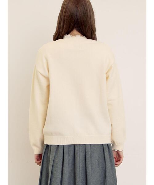 Samansa Mos2（サマンサ モスモス）の「【Disney】アナと雪の女王/レース切替カーディガン（カーディガン/ボレロ・レディース・キナリ/チャコールグレー・F）」の21枚目の写真