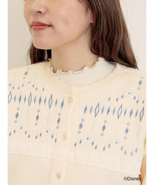 Samansa Mos2（サマンサ モスモス）の「【Disney】アナと雪の女王/レース切替カーディガン（カーディガン/ボレロ・レディース・キナリ/チャコールグレー・F）」の22枚目の写真