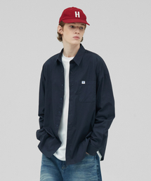 STENDS（ステンズ）の「[M~4XL] フローコットンシャツ_ネイビー（シャツ/ブラウス）」