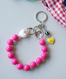 Sowel.（ソエル）の「【 Sowel. / ソエル 】 ボール ビーズ ハート キーホルダー（キーホルダー）」