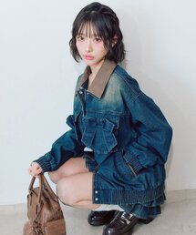 OLIVE des OLIVE | リボンビッグブルゾン(ブルゾン)