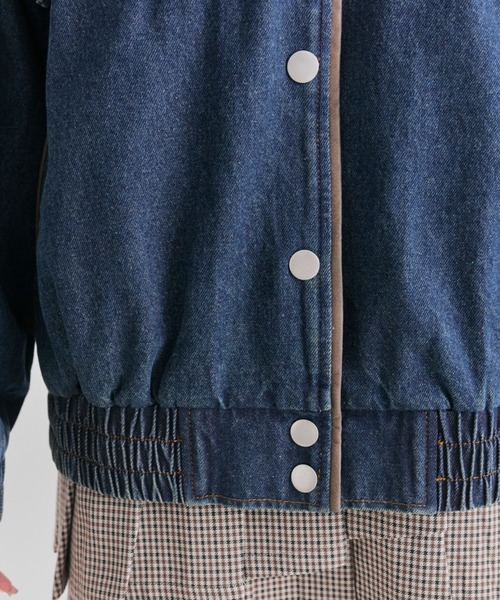 OLIVE des OLIVE(オリーブデオリーブ)の「リボンビッグブルゾン(ブルゾン・レディース・ワンウォッシュ/アイボリー/ピンク・FREE)」の14枚目の写真