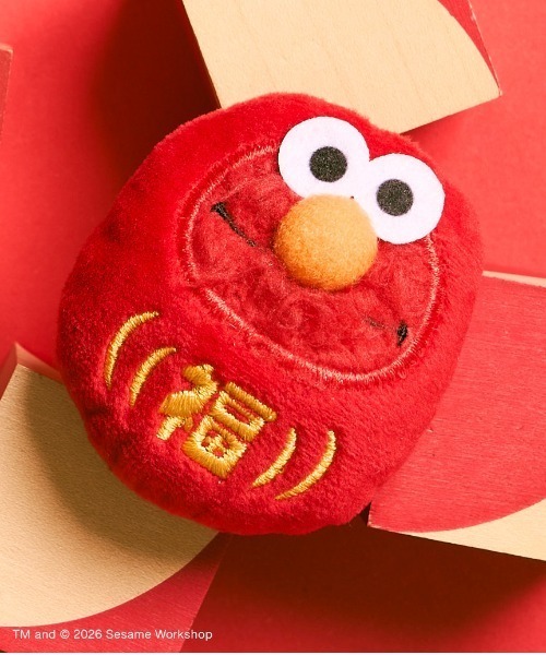 NIPPON】ぬいぐるみバッジ だるま（バッジ）｜SESAME STREET（セサミ