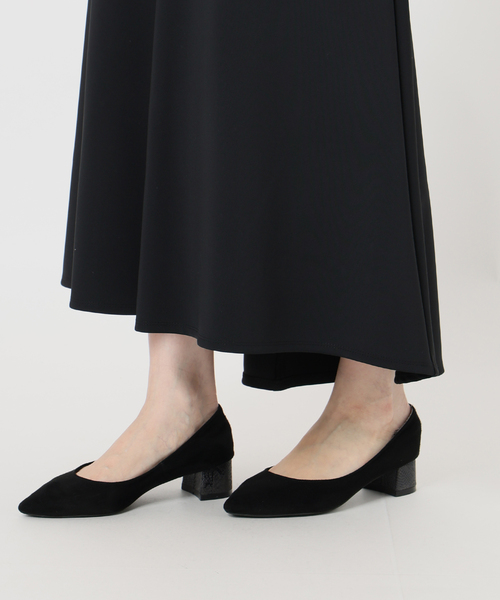 VERMEIL par iena（ヴェルメイユパーイエナ）の「ダンボールイレギュラーヘムスカート（スカート・レディース・ブラック/ベージュ・36/38）」の7枚目の写真