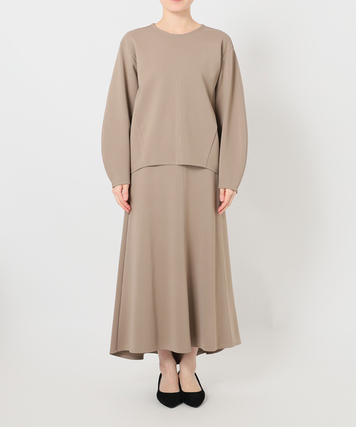 VERMEIL par iena（ヴェルメイユパーイエナ）の「ダンボールイレギュラーヘムスカート（スカート・レディース・ブラック/ベージュ・36/38）」の12枚目の写真