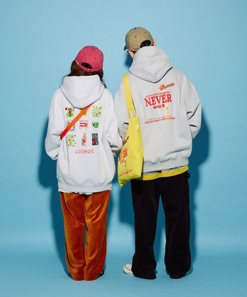 niko and...（ニコアンド）の「【にっぽんのASAGOHAN】ネバネバビーンコラボフーディ【UNISEX】（パーカー・レディース・グレー/ブラウン/ライトグレー・LARGE/MEDIUM）」の11枚目の写真