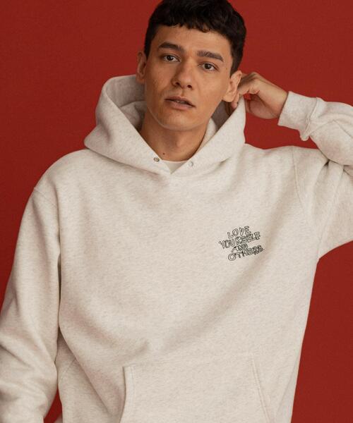 URBAN RESEARCH Sonny Label（アーバンリサーチサニーレーベル）の「オガワナツミ コラボスウェットフーディー（パーカー・メンズ・グレー/ブラウン/ブラック・LARGE/MEDIUM）」の13枚目の写真