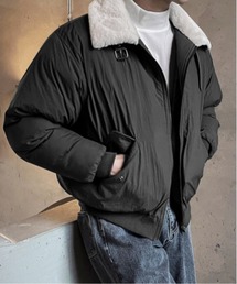 NOWLE（ノウル）の「【NOWLE】フェイクファー B-3 ショート フライトジャケット（ブルゾン）」