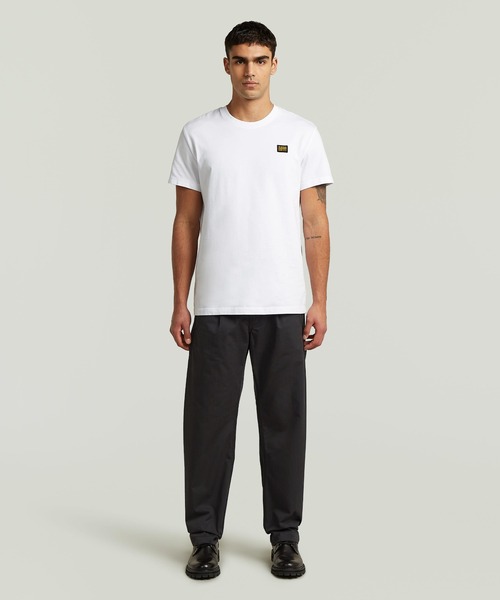 G-STAR(ジースター)の「Pleated Loose Tapered Chino/フロントプリーツルーズテーパードチノパンツ(チノパンツ・メンズ・ダークブラック・28/30/30/30/32/30/33/30/34/30/36/30)」の4枚目の写真