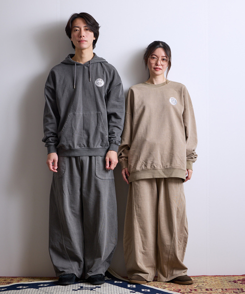 PARIS SAINT-GERMAIN（パリサンジェルマン）の「【Paris Saint-Germain / パリ・サン＝ジェルマン】 JP Pigment Pants（スウェットパンツ・メンズ・グレー/ブルー系その他/ベージュ・LARGE/MEDIUM/SMALL）」の6枚目の写真