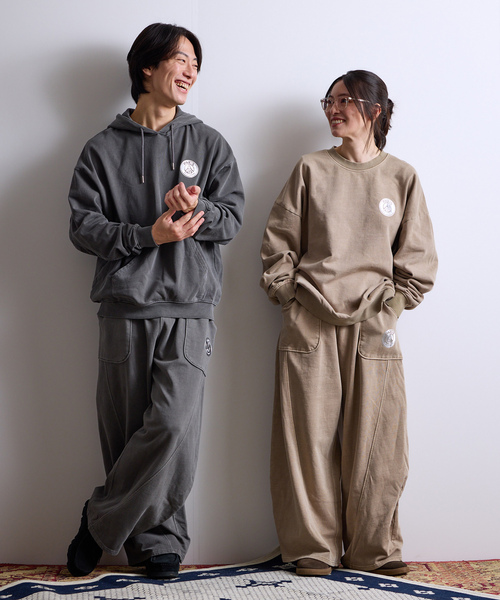 PARIS SAINT-GERMAIN（パリサンジェルマン）の「【Paris Saint-Germain / パリ・サン＝ジェルマン】 JP Pigment Pants（スウェットパンツ・メンズ・グレー/ブルー系その他/ベージュ・LARGE/MEDIUM/SMALL）」の10枚目の写真