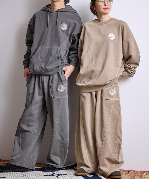 PARIS SAINT-GERMAIN（パリサンジェルマン）の「【Paris Saint-Germain / パリ・サン＝ジェルマン】 JP Pigment Pants（スウェットパンツ・メンズ・グレー/ブルー系その他/ベージュ・LARGE/MEDIUM/SMALL）」の12枚目の写真