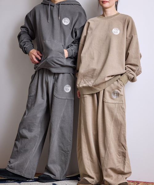 PARIS SAINT-GERMAIN（パリサンジェルマン）の「【Paris Saint-Germain / パリ・サン＝ジェルマン】 JP Pigment Pants（スウェットパンツ・メンズ・グレー/ブルー系その他/ベージュ・LARGE/MEDIUM/SMALL）」の13枚目の写真