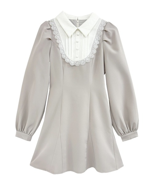 Rose Muse（ロゼミューズ）の「Maid mini onepiece（ワンピース・レディース・グレー/ネイビー・FREE）」の13枚目の写真