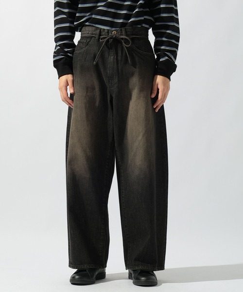 12.5oz エクストラワイドデニム EXTRA WIDE DENIM [niko and JEANS