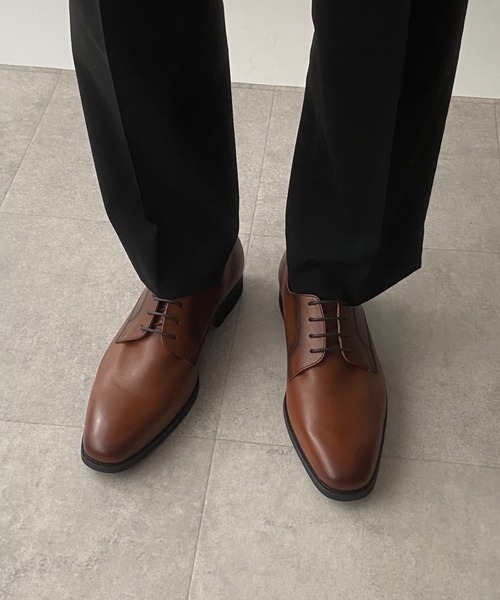 Piedi Nudi（ピエディヌーディ）の「LEON 本革 （外羽根レースアップ） ベーシック ビジネスシューズ（ドレスシューズ・メンズ・ブラウン/ブラック・25.0cm/25.5cm/26.0cm/26.5cm/27.0cm/28.0cm）」の14枚目の写真