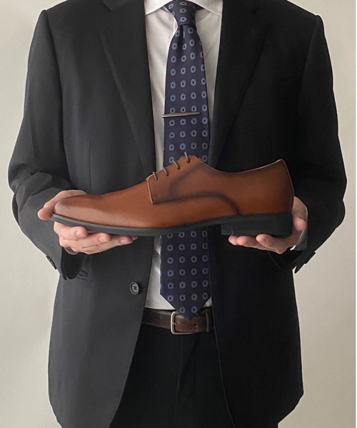 Piedi Nudi（ピエディヌーディ）の「LEON 本革 （外羽根レースアップ） ベーシック ビジネスシューズ（ドレスシューズ・メンズ・ブラウン/ブラック・25.0cm/25.5cm/26.0cm/26.5cm/27.0cm/28.0cm）」の15枚目の写真