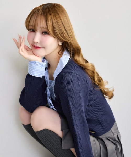 one after another NICE CLAUP（ワンアフターアナザーナイスクラップ）の「【Latini】ロゴピアス（ピアス（両耳用）・レディース・ゴールド/シルバー・FREE）」の8枚目の写真