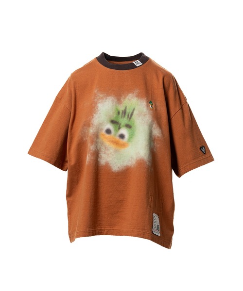 Maison MIHARA YASUHIRO(メゾンミハラヤスヒロ)の「Leon Printed Ringer T-shirt(Tシャツ/カットソー・レディース・ブラック/ブラウン/ホワイト・36/38/40)」の3枚目の写真