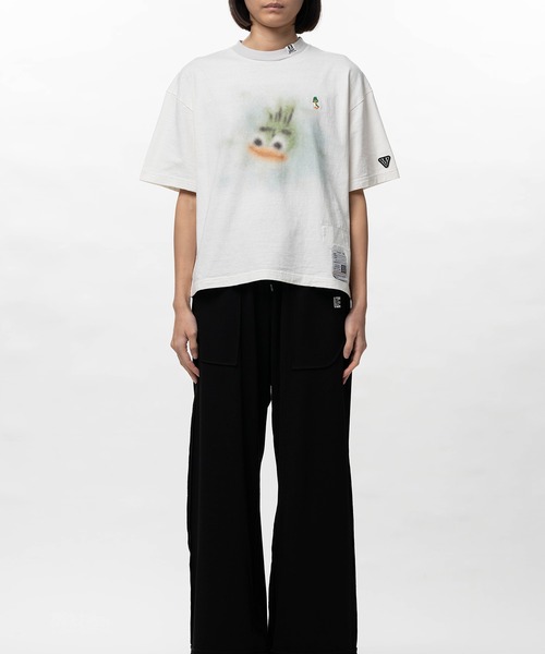 Maison MIHARA YASUHIRO(メゾンミハラヤスヒロ)の「Leon Printed Ringer T-shirt(Tシャツ/カットソー・レディース・ブラック/ブラウン/ホワイト・36/38/40)」の5枚目の写真