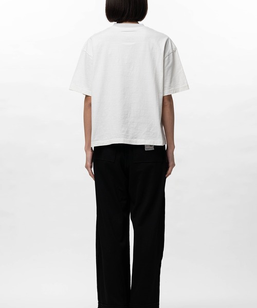 Maison MIHARA YASUHIRO(メゾンミハラヤスヒロ)の「Leon Printed Ringer T-shirt(Tシャツ/カットソー・レディース・ブラック/ブラウン/ホワイト・36/38/40)」の7枚目の写真