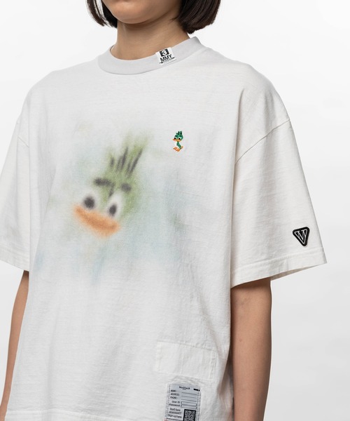 Maison MIHARA YASUHIRO(メゾンミハラヤスヒロ)の「Leon Printed Ringer T-shirt(Tシャツ/カットソー・レディース・ブラック/ブラウン/ホワイト・36/38/40)」の8枚目の写真