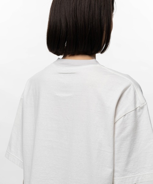 Maison MIHARA YASUHIRO(メゾンミハラヤスヒロ)の「Leon Printed Ringer T-shirt(Tシャツ/カットソー・レディース・ブラック/ブラウン/ホワイト・36/38/40)」の9枚目の写真