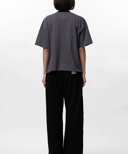 Maison MIHARA YASUHIRO(メゾンミハラヤスヒロ)の「Leon Printed Ringer T-shirt(Tシャツ/カットソー・レディース・ブラック/ブラウン/ホワイト・36/38/40)」の13枚目の写真