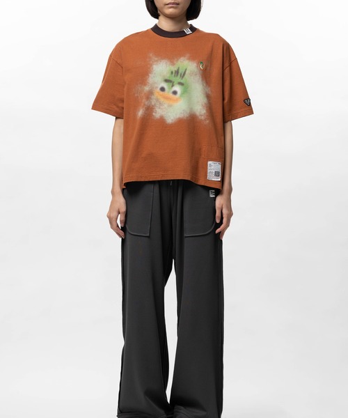 Maison MIHARA YASUHIRO(メゾンミハラヤスヒロ)の「Leon Printed Ringer T-shirt(Tシャツ/カットソー・レディース・ブラック/ブラウン/ホワイト・36/38/40)」の16枚目の写真