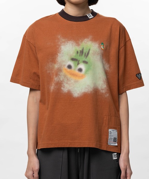 Maison MIHARA YASUHIRO(メゾンミハラヤスヒロ)の「Leon Printed Ringer T-shirt(Tシャツ/カットソー・レディース・ブラック/ブラウン/ホワイト・36/38/40)」の19枚目の写真