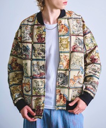 ジップアップブルゾンジャケット0 ノーカラージャケット ジップ ブルゾン」に該当するメンズのジャケット