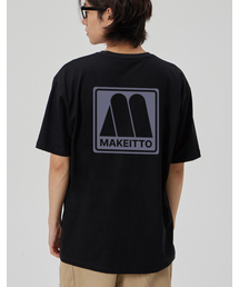 [SQUARE LOGO] CREW NECK TEE_BLACK