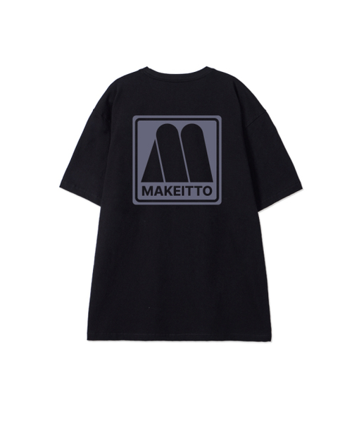 MAKEITTO（メイキット）の「[SQUARE LOGO] CREW NECK TEE_BLACK（Tシャツ/カットソー・メンズ・その他・MEDIUM/LARGE/X-LARGE/XX-LARGE）」の3枚目の写真