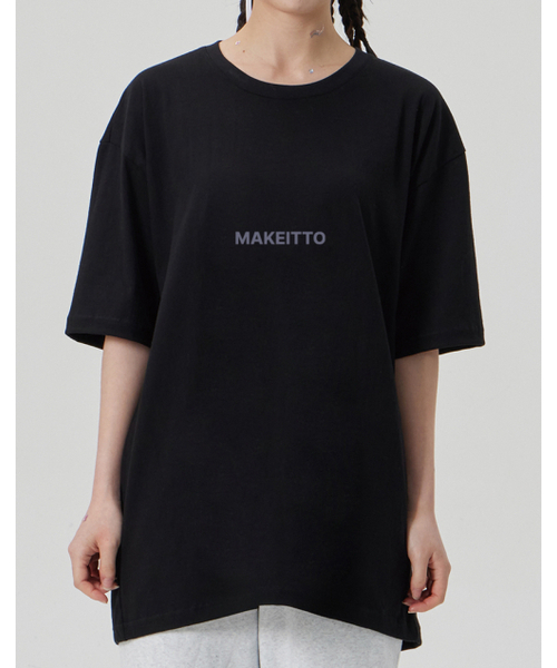 MAKEITTO（メイキット）の「[SQUARE LOGO] CREW NECK TEE_BLACK（Tシャツ/カットソー・メンズ・その他・MEDIUM/LARGE/X-LARGE/XX-LARGE）」の5枚目の写真